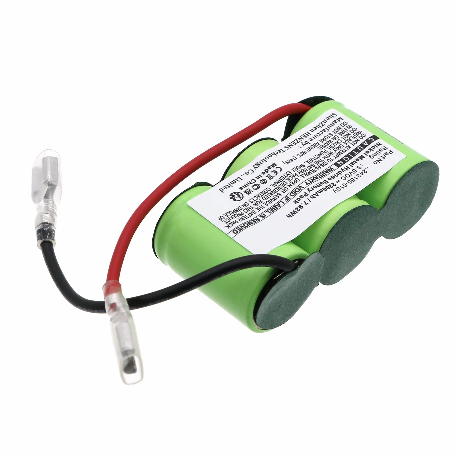 Batteries N Accessories BNA-WB-H19294 Vacuum Cleaner Battery - Ni-MH, 3.6V, 2200mAh, Ultra High Capacity - Replacement for Black & Decker 243150-01SV Battery