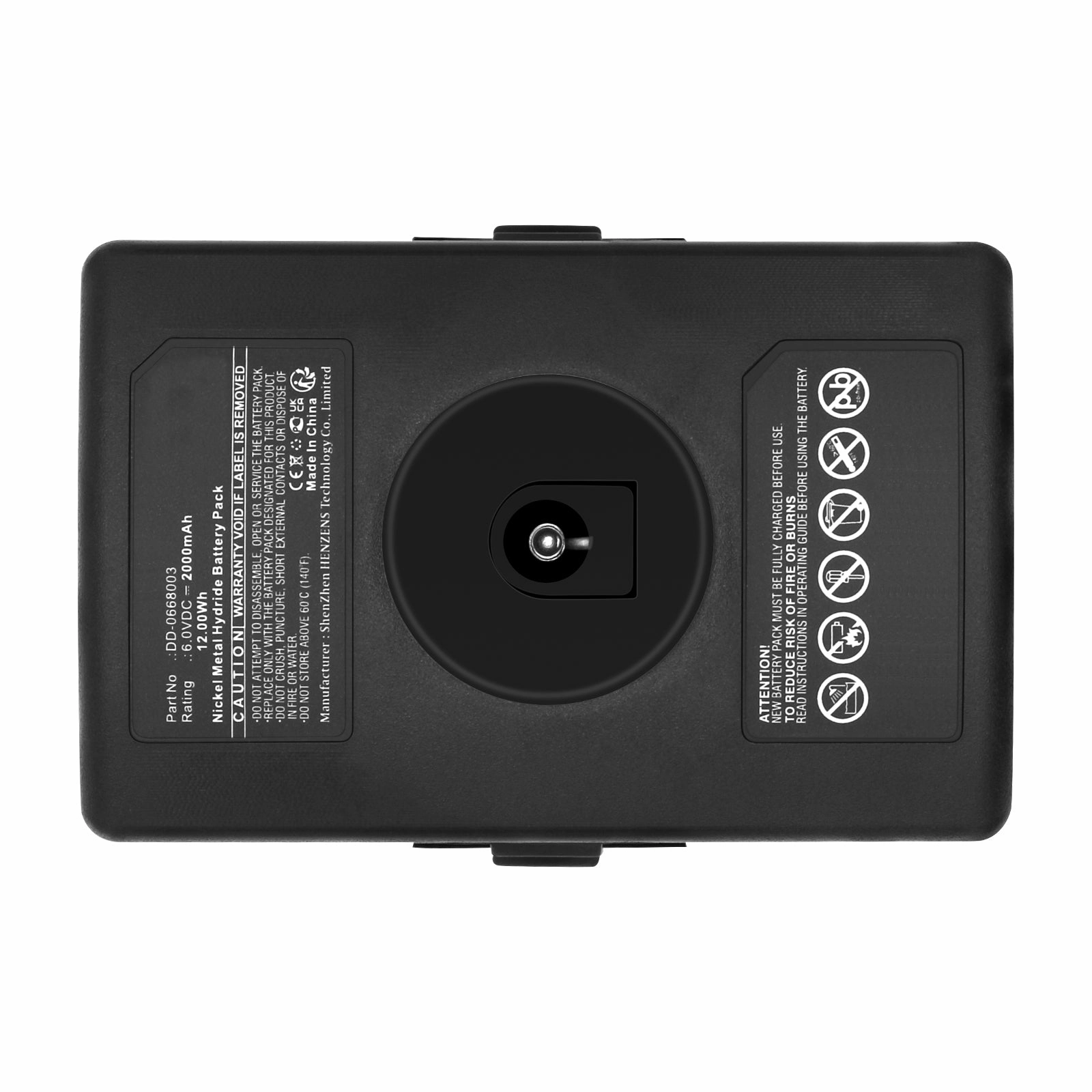 Batteries N Accessories BNA-WB-H19606 Vacuum Cleaner Battery - Ni-MH, 6V, 2000mAh, Ultra High Capacity - Replacement for Dirt Devil DD-0668003 Battery
