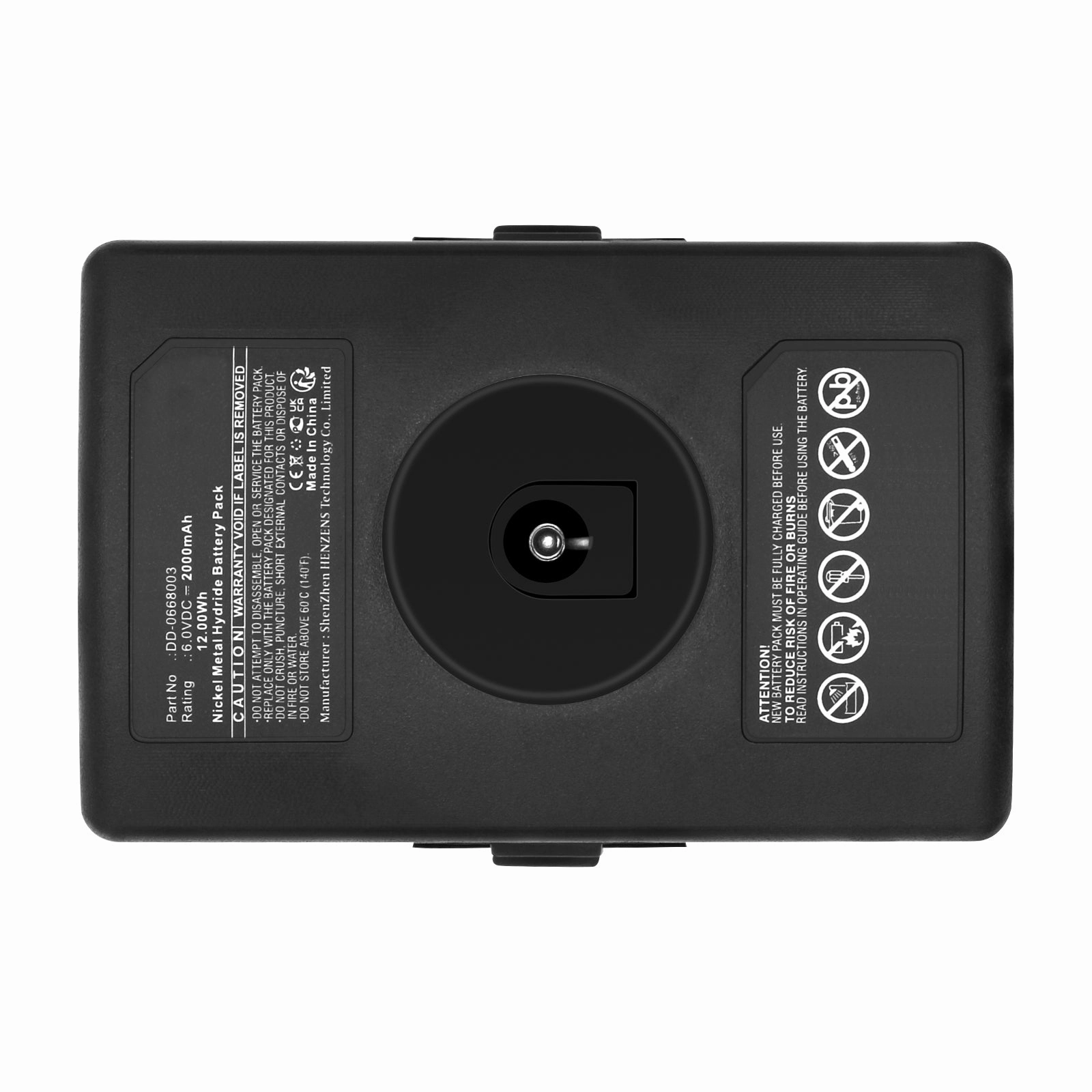 Batteries N Accessories BNA-WB-H19606 Vacuum Cleaner Battery - Ni-MH, 6V, 2000mAh, Ultra High Capacity - Replacement for Dirt Devil DD-0668003 Battery