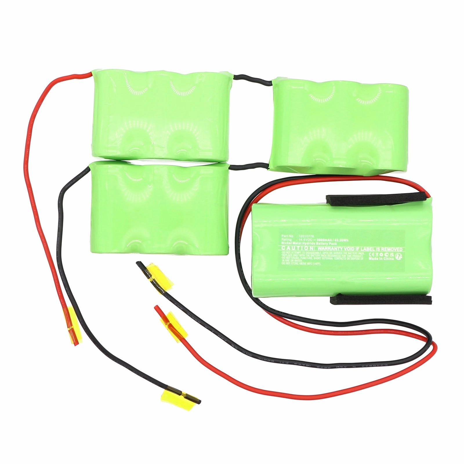Batteries N Accessories BNA-WB-H19984 Vacuum Cleaner Battery - Ni-MH, 14.4V, 3000mAh, Ultra High Capacity - Replacement for Bosch 12010776 Battery