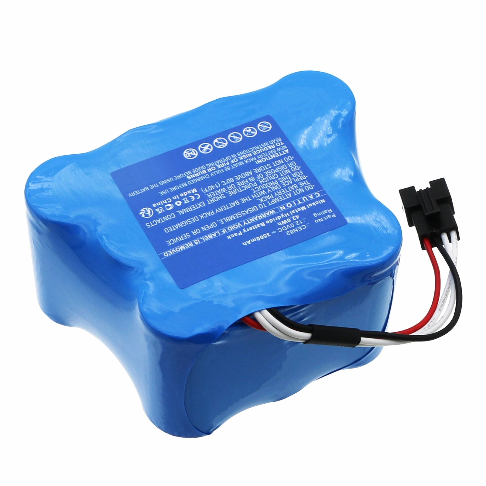 Batteries N Accessories BNA-WB-H20341 Vacuum Cleaner Battery - Ni-MH, 12V, 3500mAh, Ultra High Capacity - Replacement for Ecovacs CEN82 Battery