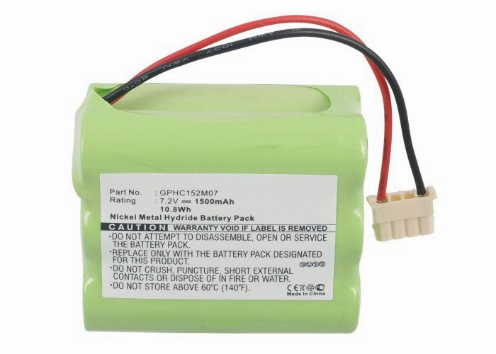 Batteries N Accessories BNA-WB-H6712 Vacuum Cleaners Battery - Ni-MH, 7.2V, 1500 mAh, Ultra High Capacity Battery - Replacement for Dirt Devil GPHC152M07 Battery
