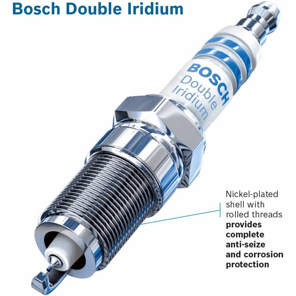 Bosch 96306 OE Fine Wire Double Iridium Spark Plug - Pack of 4