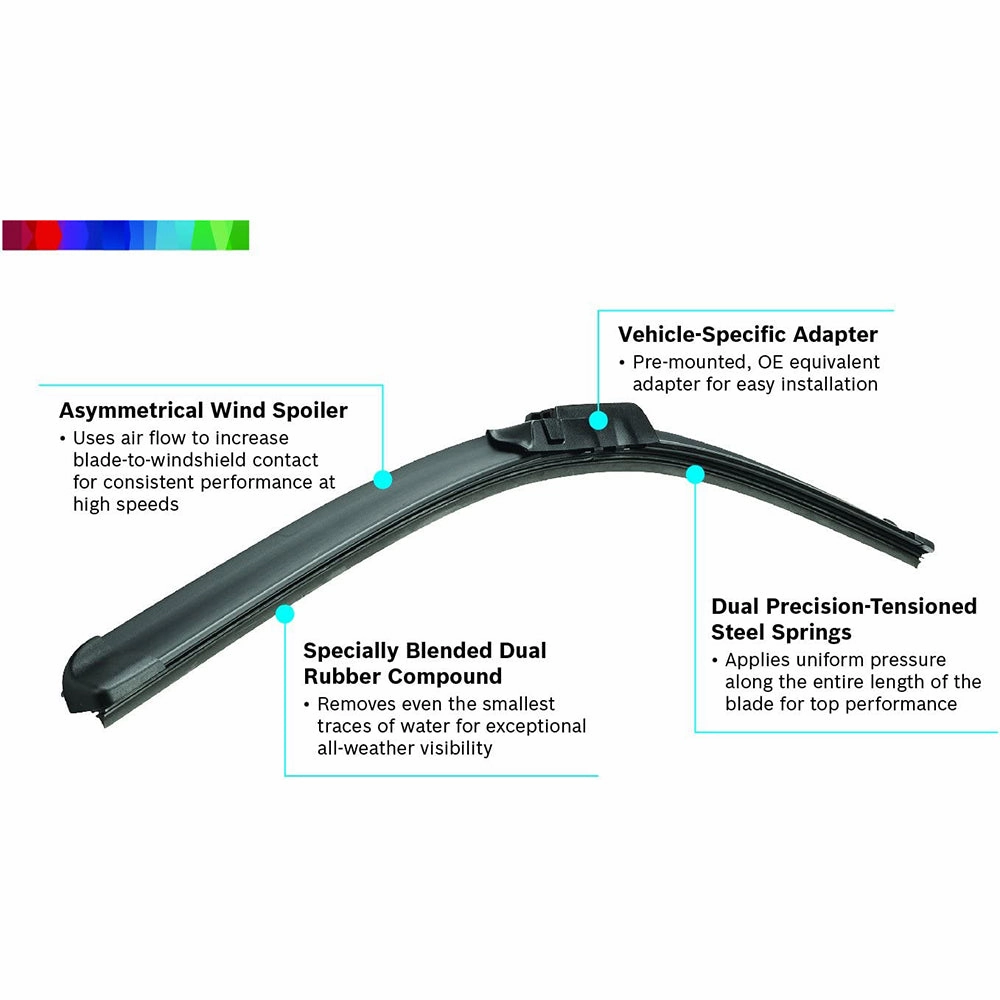 BOSCH Aerotwin 3397007620 Twin Wiper Blade Set (24"   19")