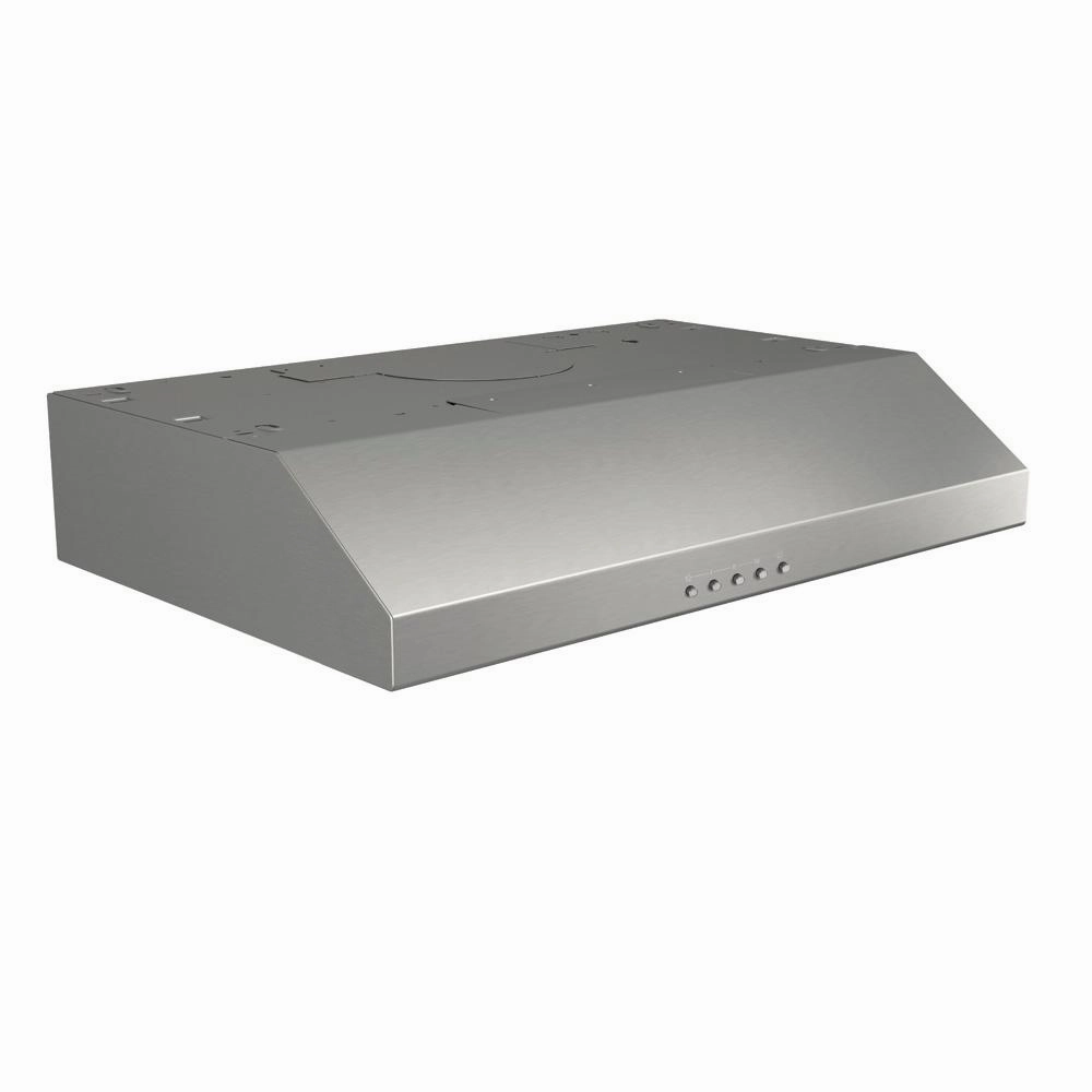 Broan-Nutone BCSQ130SS Glacier 30 in. 300 CFM Convertible Under Cabinet Range Hood with Light in Stainless Steel