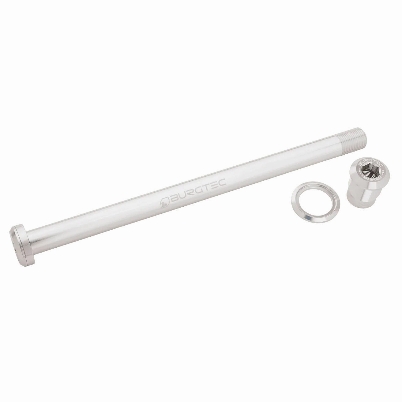 Burgtec Pivot 185.3mm UDH Rear Axle Rhodium Silver