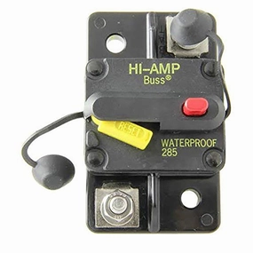 BUSSMANN CB285F-150 CIRCUIT BREAKER, 150 Amp Rate, Flush Mount