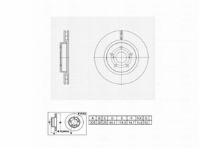 C10848 ProSeries OE  Brake Rotor