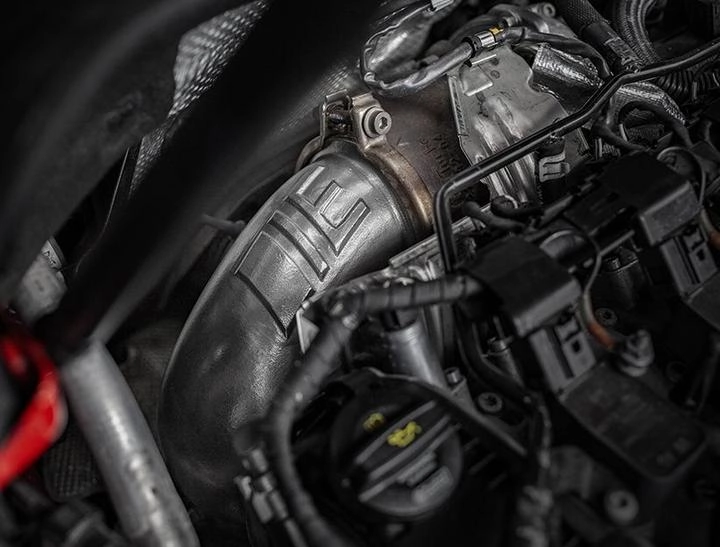 Cast Catted Down Pipe for Audi A3 8V/VW Golf Inc GTI MK7, MK7.5 (2.0 TSI FWD)