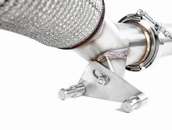Cast Catted Down Pipe for Audi S3 8V/TT, TTS 8S/Golf R MK7, MK7.5