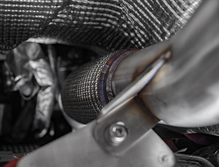 Cast Catted Down Pipe for Audi S3 8V/TT, TTS 8S/Golf R MK7, MK7.5