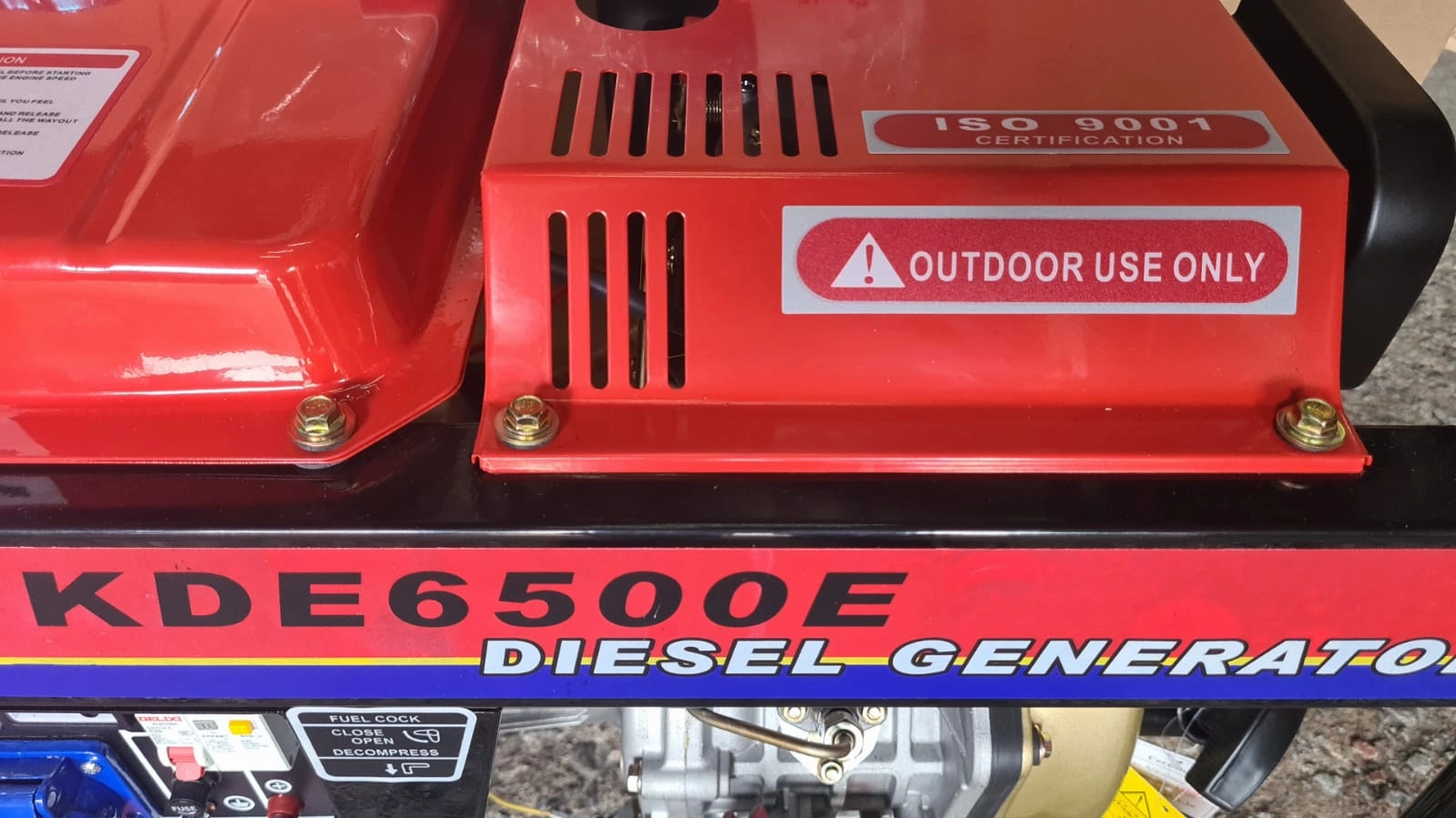 Denko Diesel Generator 5.0 kW with NS40 Battery | Model : KDE6500E-DENKO