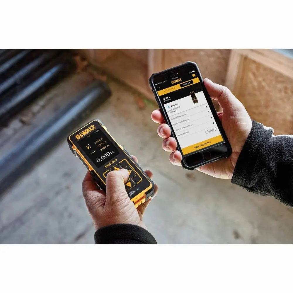 DEWALT DW0330S TOOL CONNECT™ 330 FT. LASER DISTANCE MEASURER