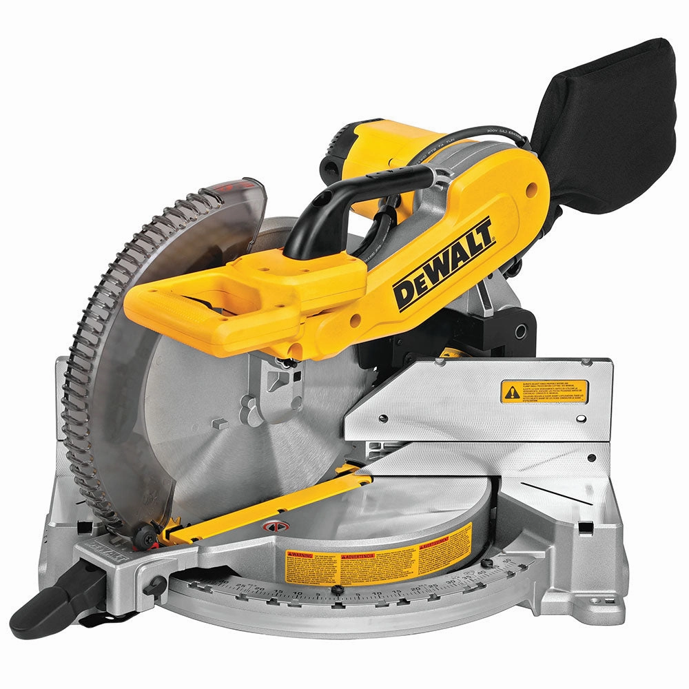 DeWALT DWS716 15-Amp 12" Corded Electric Double Bevel Compound Miter Saw