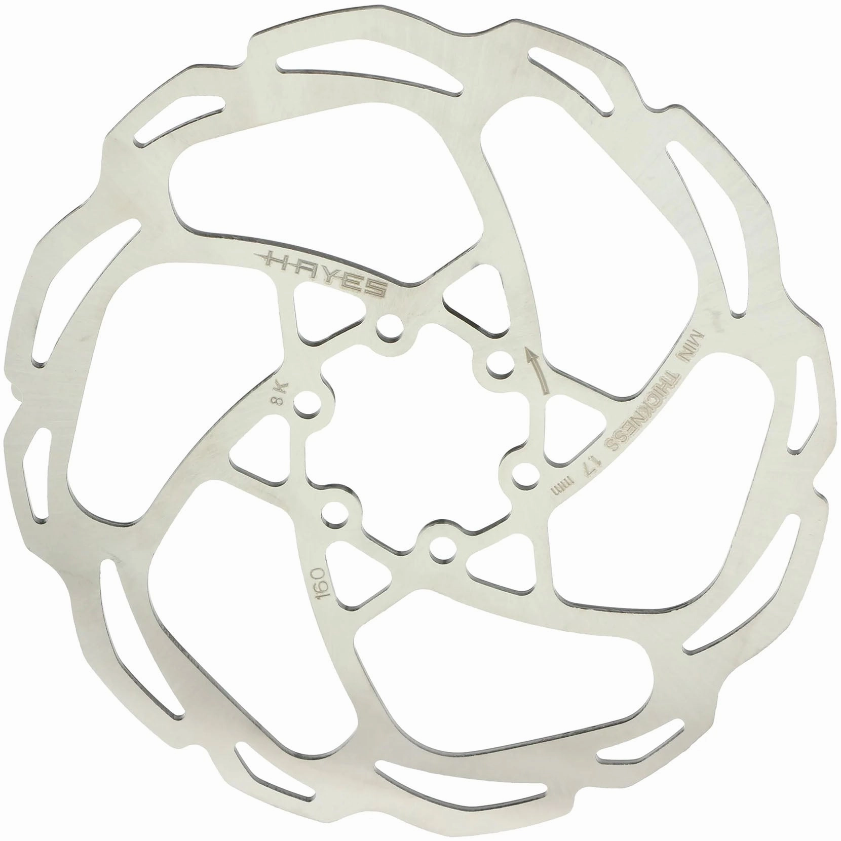 Hayes D-Series Rotor 160mm w/ Hardware