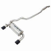 Invidia Q300 Valved Cat Back Exhaust w/Black Tips - Ford Focus RS Mk3 LZ 16-17