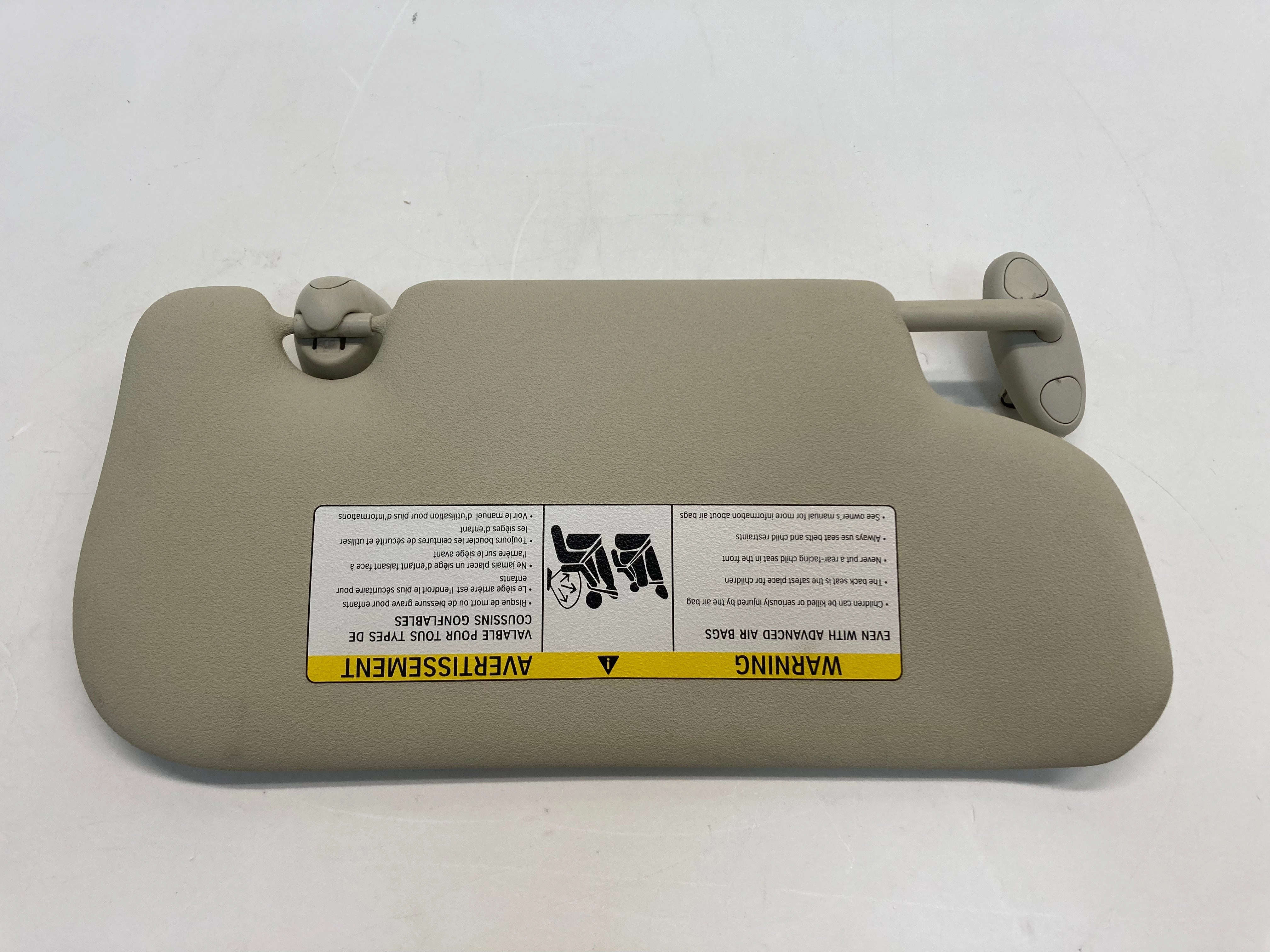 Mini Cooper Left Front Sun Visor Beige 51167361845 11-14 R55 R56 424