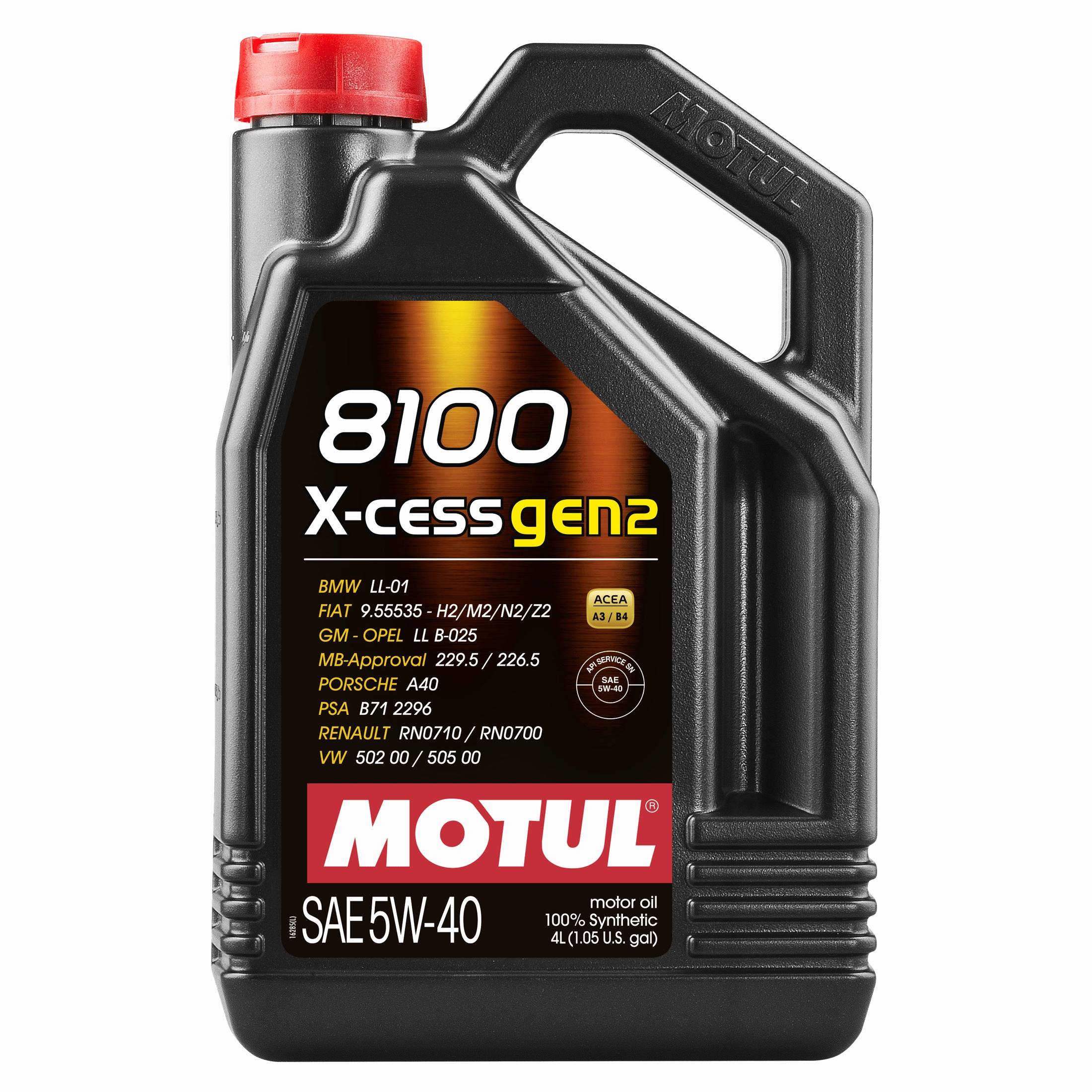 Motul 109776 8100 X-CESS GEN2 5W-40 5L