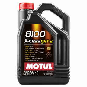 Motul 109776 8100 X-CESS GEN2 5W-40 5L