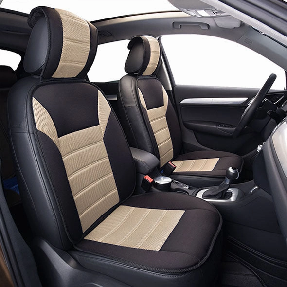 Premium Car Seat Cushions - Full Set Beige