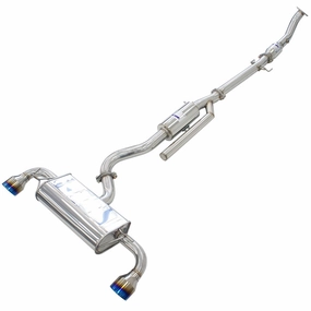 Q300 02 Back Catless Exhaust Ti Tips for Toyota GR Yaris XPA16R