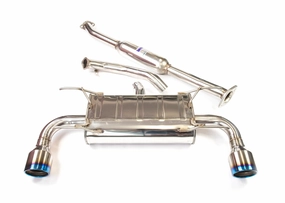 Q300 70mm Cat back Exhaust with Titanium Tip for Toyota 86(ZN6)/GR86(ZN8) & Subaru BRZ (ZC6)(ZD8) 12 