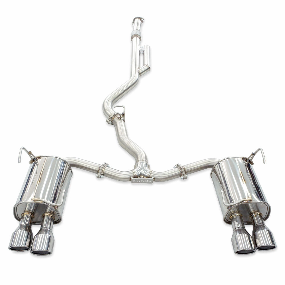 Q300 Cat Back Exhaust w/ SS Rolled Tips - Subaru WRX VB 22 