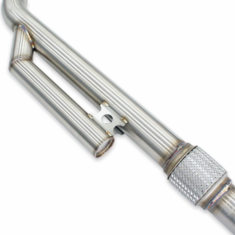 Q300 Cat Back Exhaust w/ SS Rolled Tips - Subaru WRX VB 22 
