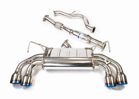Q300 Cat Back Exhaust w/Ti Tips - Subaru WRX Hatch 11-14/STI 08-14