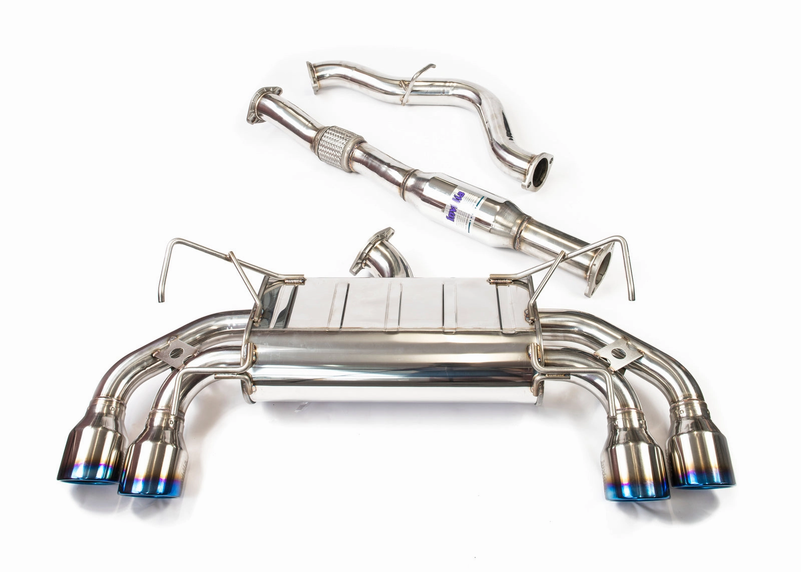 Q300 Cat Back Exhaust w/Ti Tips - Subaru WRX Hatch 11-14/STI 08-14