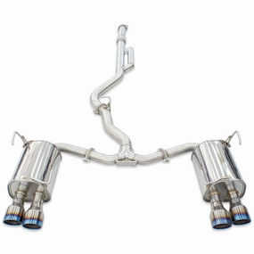 Q300 Cat Back Exhaust with Ti Rolled Tips - Subaru WRX VB 22 