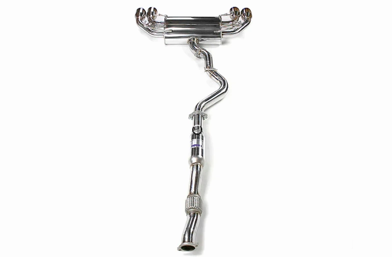 Q300 Turbo Back Exhaust w/Ti Tips - Subaru WRX Hatch 11-14/STI 08-14 (MT)