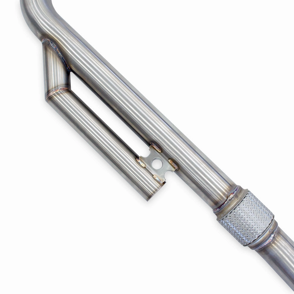 R400 Cat Back Exhaust w/SS Straight Cut Tips - Subaru WRX VB 22 