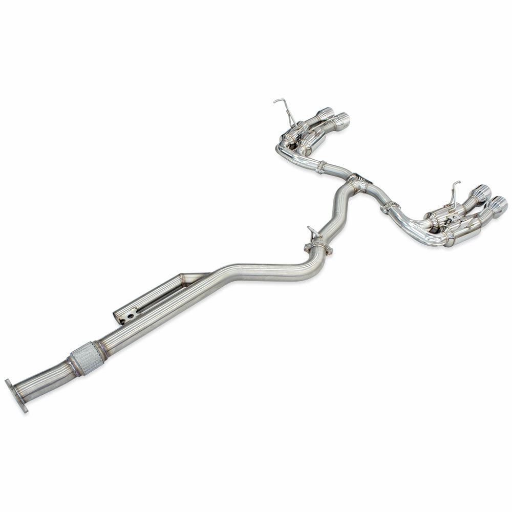R400 Cat Back Exhaust w/SS Straight Cut Tips - Subaru WRX VB 22 