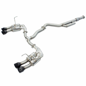 R400 "Signature Edition" Cat Back Exhaust w/Black Tips - Subaru WRX VB 22 