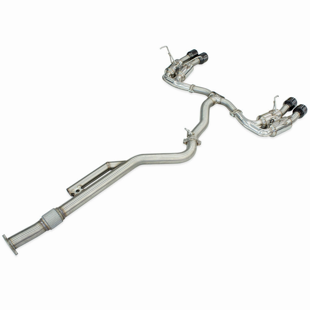 R400 "Signature Edition" Cat Back Exhaust w/Black Tips - Subaru WRX VB 22 
