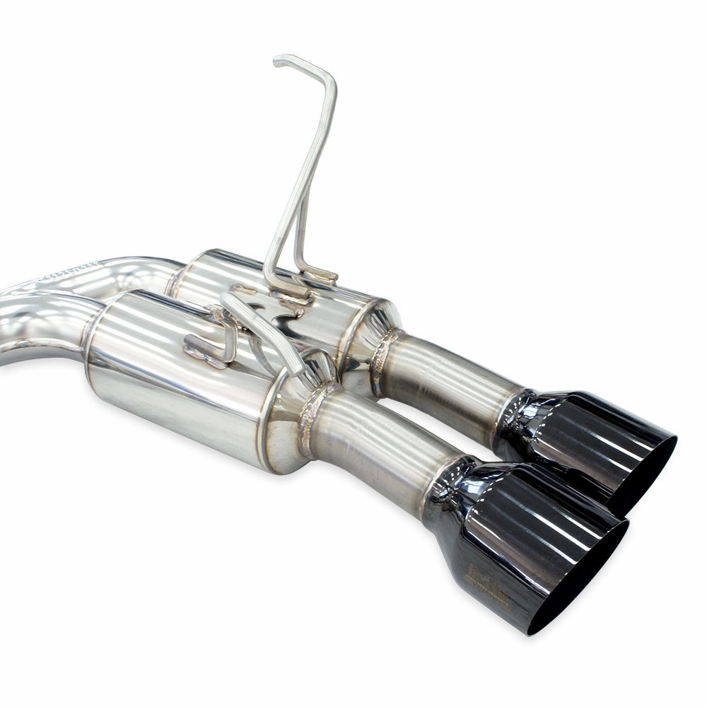 R400 "Signature Edition" Cat Back Exhaust w/Black Tips - Subaru WRX VB 22 