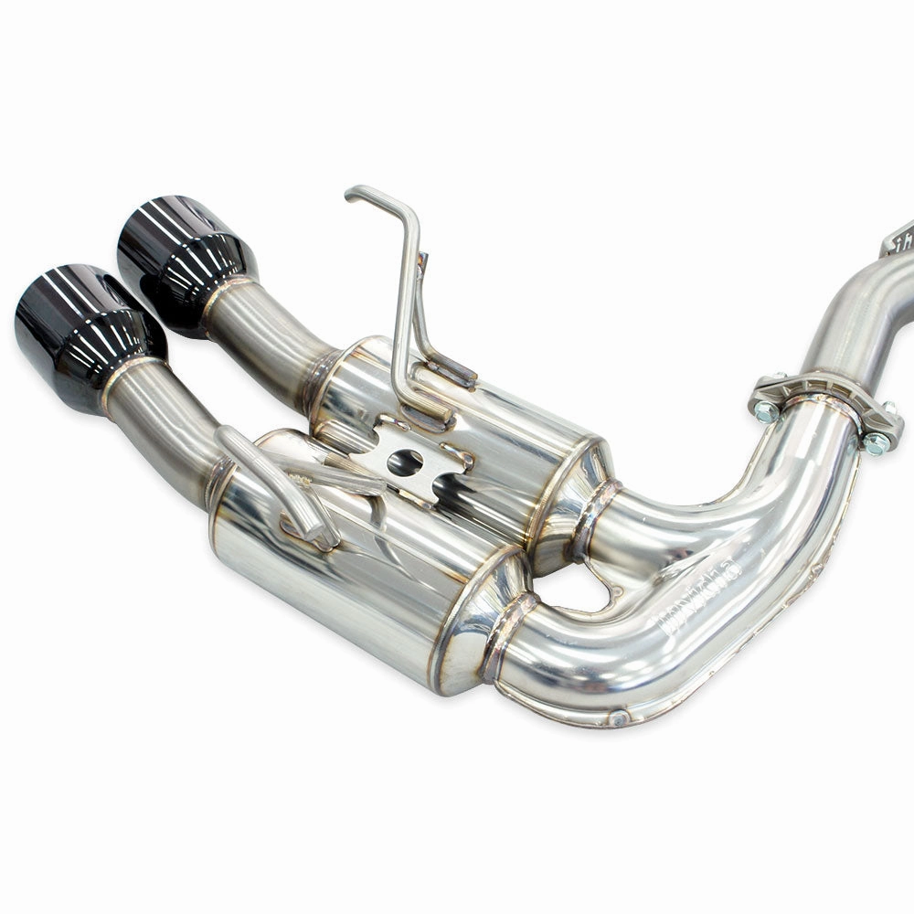 R400 "Signature Edition" Cat Back Exhaust w/Black Tips - Subaru WRX VB 22 