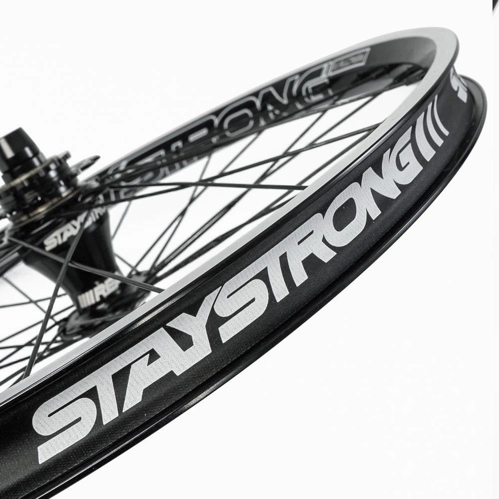 Stay Strong Reactiv 2 20 Race Wheelset - Black/ 1.75
