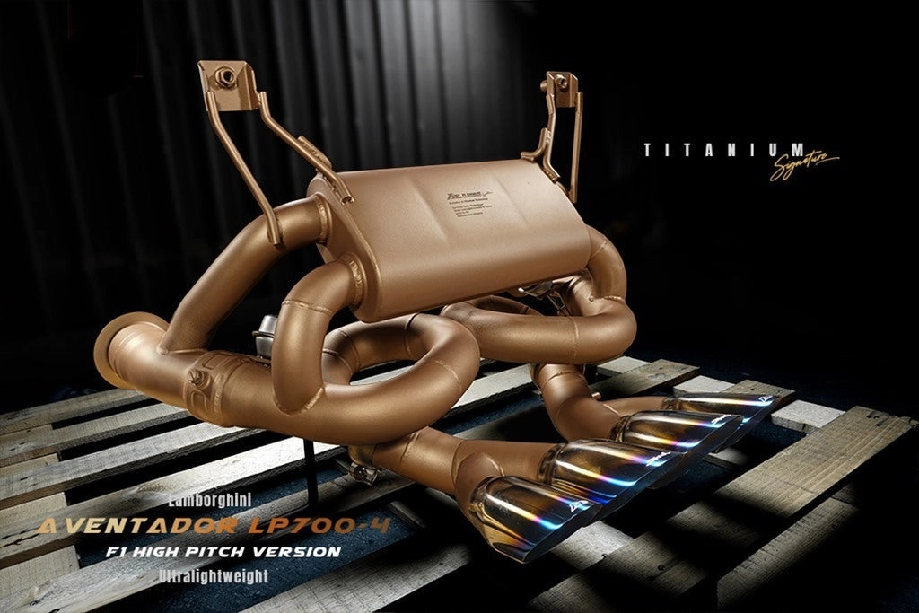 Valvetronic Exhaust System for Lamborghini Aventador F1 High Pitch Version Titanium Signature Series LP700-4 11 