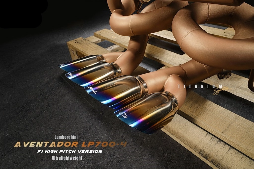 Valvetronic Exhaust System for Lamborghini Aventador F1 High Pitch Version Titanium Signature Series LP700-4 11 
