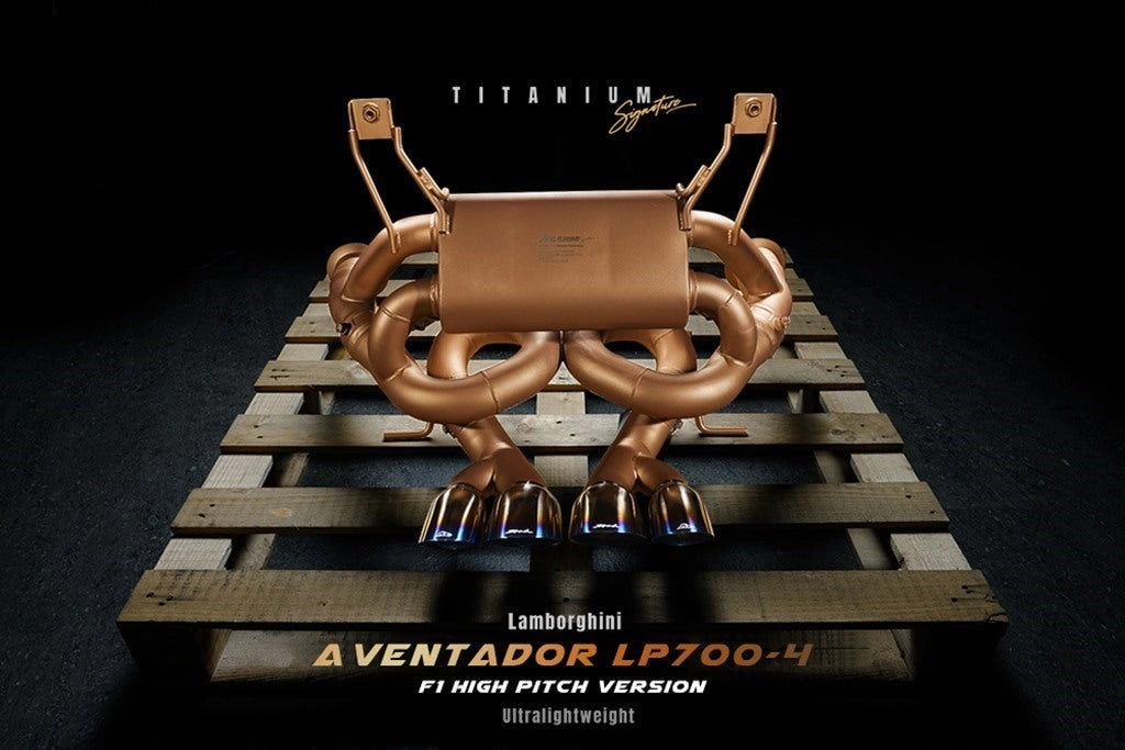 Valvetronic Exhaust System for Lamborghini Aventador F1 High Pitch Version Titanium Signature Series LP700-4 11 