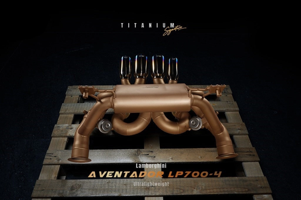 Valvetronic Exhaust System for Lamborghini Aventador F1 High Pitch Version Titanium Signature Series LP700-4 11 