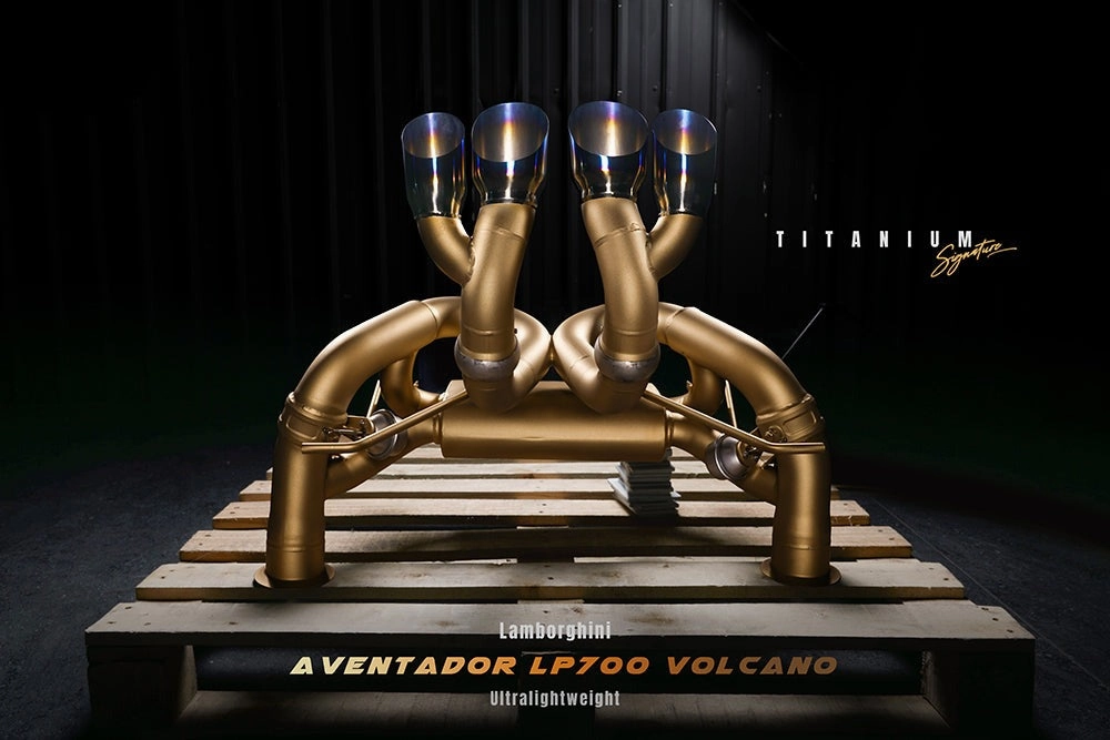 Valvetronic Exhaust System for Lamborghini Aventador Volcano Firetador Version Titanium Signature Series LP700-4 11 