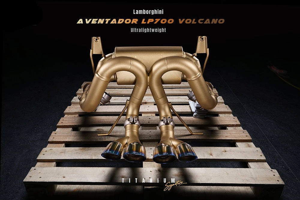 Valvetronic Exhaust System for Lamborghini Aventador Volcano Firetador Version Titanium Signature Series LP700-4 11 