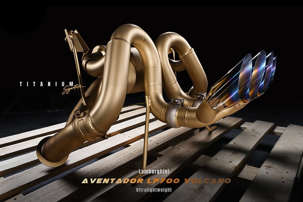 Valvetronic Exhaust System for Lamborghini Aventador Volcano Firetador Version Titanium Signature Series LP700-4 11 