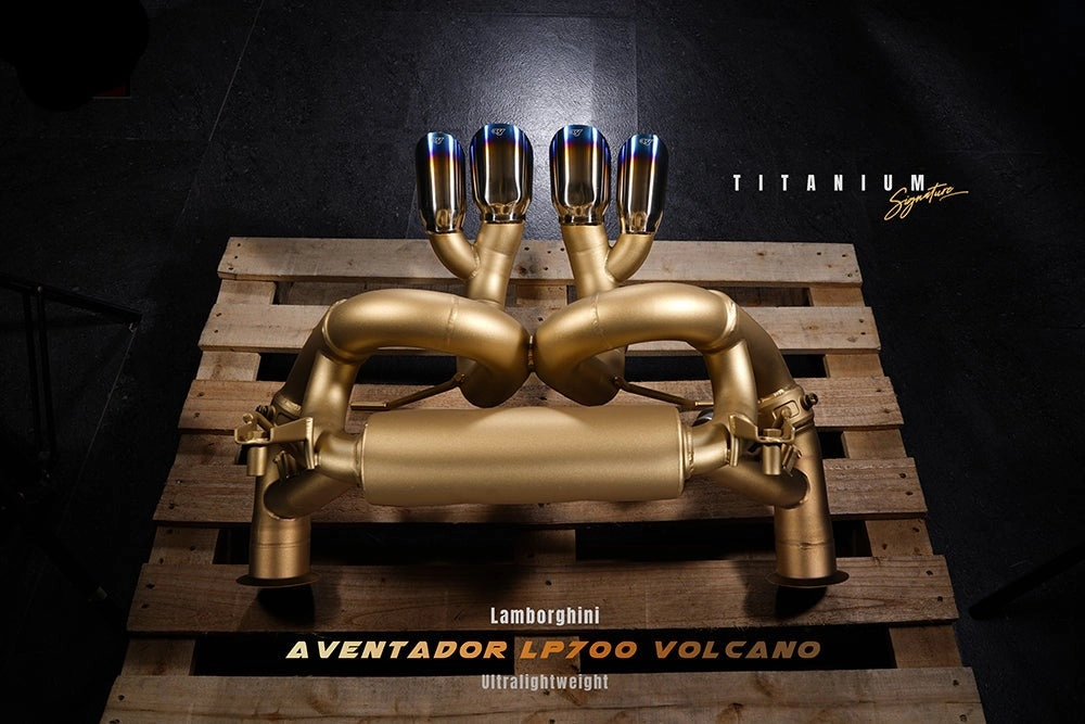 Valvetronic Exhaust System for Lamborghini Aventador Volcano Firetador Version Titanium Signature Series LP700-4 11 