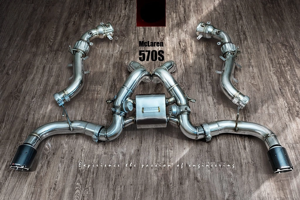 Valvetronic Exhaust System for Mclaren 540C / 570S / 570GT 3.8TT V8 15 