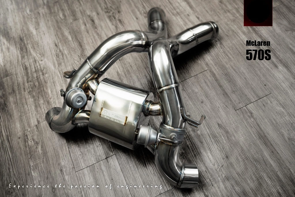 Valvetronic Exhaust System for Mclaren 540C / 570S / 570GT 3.8TT V8 15 