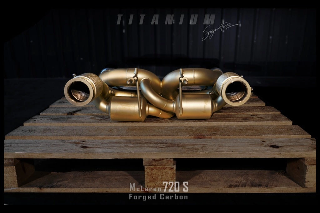 Valvetronic Exhaust System for Mclaren 720S OEM Compatible Version Titanium Signature Series 4.0TT V8 17 